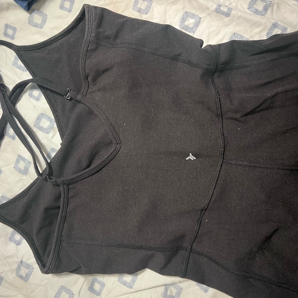 Old Navy Active Black Power Chill Tank